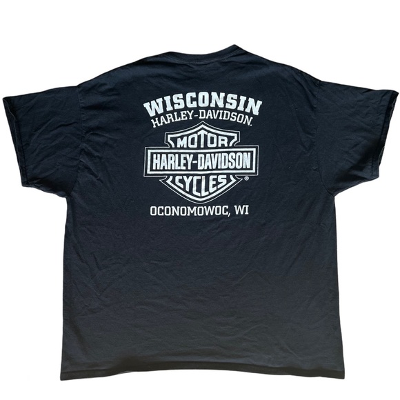 🌟SOLD🌟Harley Davidson Knucklehead Graphic Tee - Picture 2 of 5